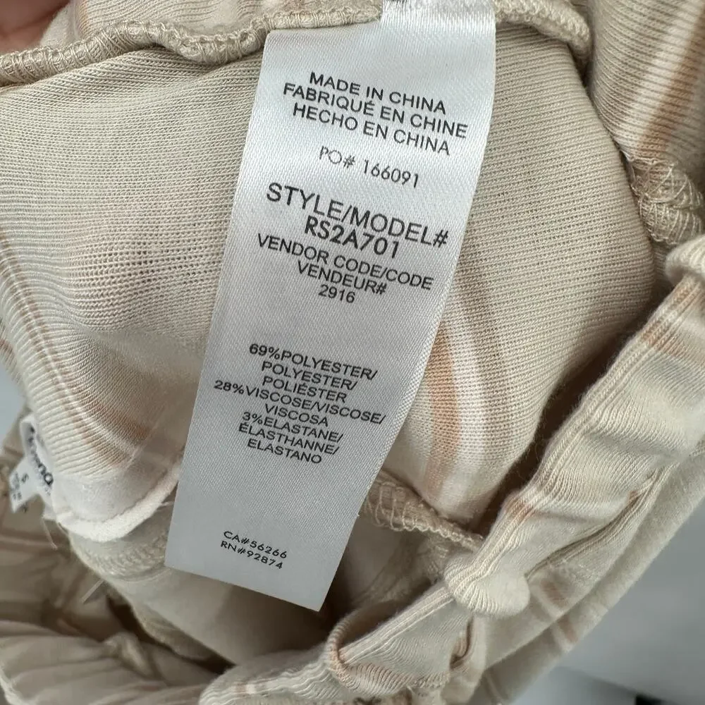 SPLENDID NWT Evereve Hazel Rib Straight Leg Drawstring Relaxed Pant // S - Picture 7 of 12